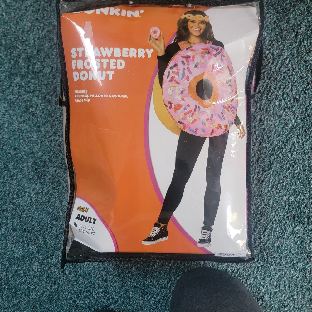 Adult women's strawberry donut one size fits most costume.